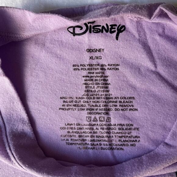 Disney Girl’s Short Sleeve T-shirt size XL, Purple, Stitch & Angel - Picture 5 of 9